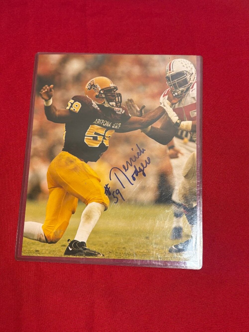 Derrick Rodgers Signed Portrait